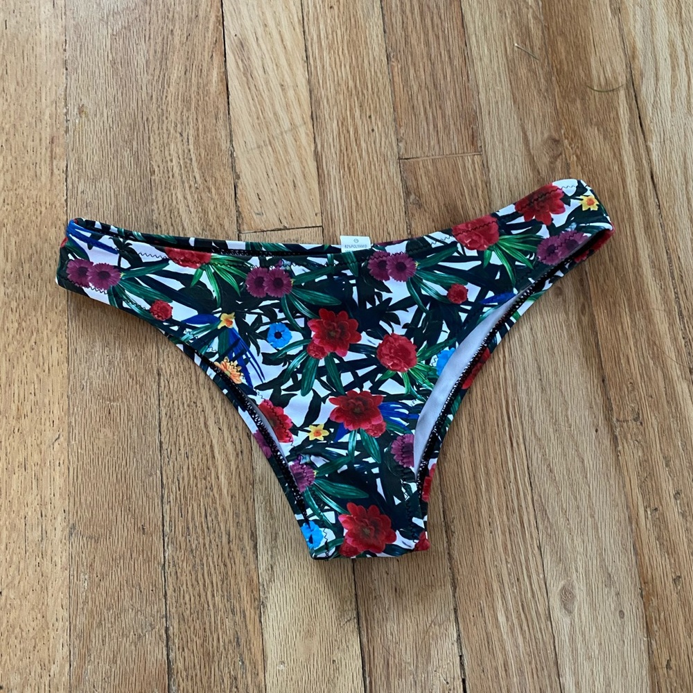 Floral swim bottoms